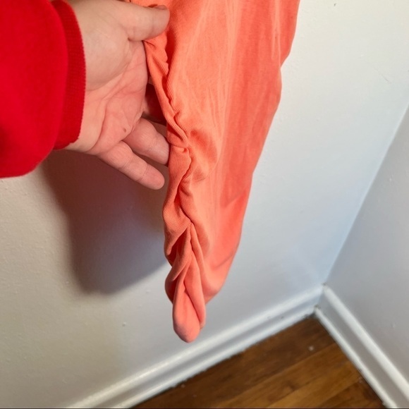 Tee Shop V-Neck Mini T-Shirt Dress Light Pink - Picture 7 of 10